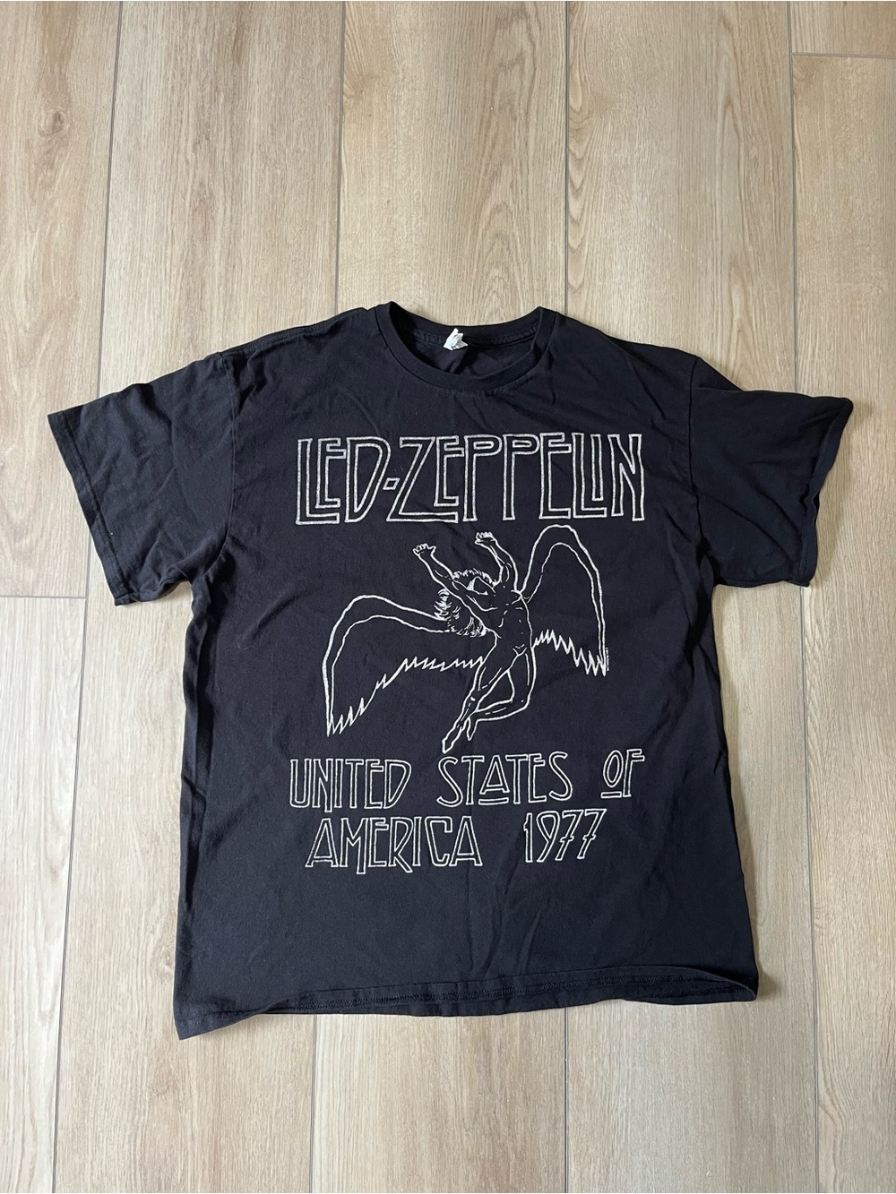 Vintage Delta Black Led Zeppelin Concert T shirt